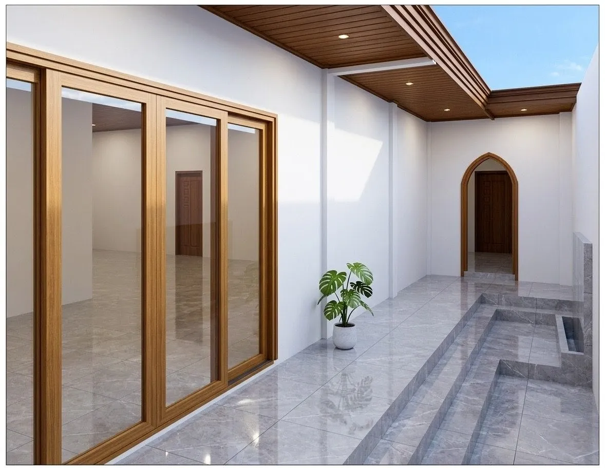 Rumah Minimalis Modern Tropis 1 Lantai - Gambar 4